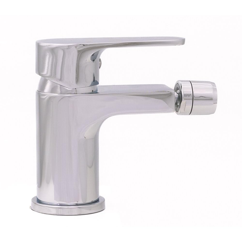 Clever Rocket Bidé – Grifo Monomando de Bidé en Cromo | Aireador Orientable | Caudal ECO 5 l/min | Ref. 62063 | Incluye Flexos 3/8”