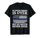 Retired Police Officer Retirement 2021 Law Enforcement T-Shirt