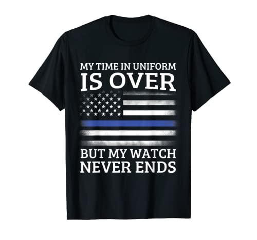 Retired Police Officer Retirement 2021 Law Enforcement T-Shirt
