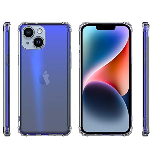 Image of Amazon Brand - Solimo Basic Case for Apple iPhone 14-6.1 inch (Thermoplastic Polyurethane Clear)