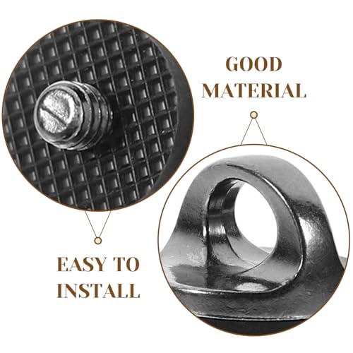 Soporte de cámara con tornillo rápido y diseño compacto gris compatible con trípodes SHINEOFI 7