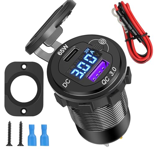 Prise de charge USB 12V étanche pour camping-car et bateau