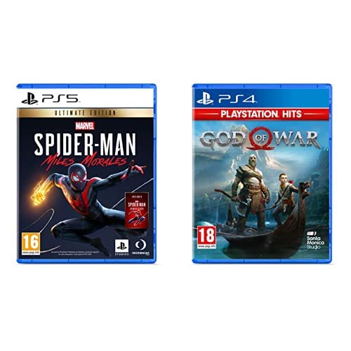 Image of Sony PS5 Marvel's Spiderman Miles Morales Ultimate Edition&God Of War | PS4 Game (Playstation 4)