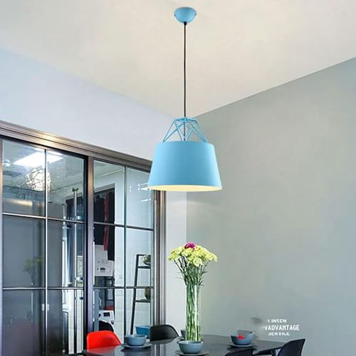 Lámpara de techo colgante de diseño minimalista con base E27 para interiores 2