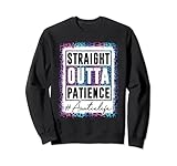 Photo Gallery maglietta sassy auntie straight outta patience leopard auntie life felpa Photo Gallery maglietta sassy auntie straight outta patience leopard auntie life felpa