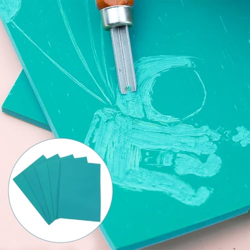 Planches à sculpter caoutchouc PVC A4 pour éviter les dérapages de gravure