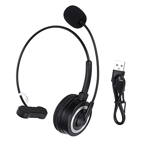 Trådlöst Telefonheadset med Klar Mikrofon - 10m Räckvidd (Svart)