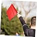 WHAMVOX 5pcs Commanding Referee Flags Bright Signal Flags for Racing and Traffic Conducting Lightweight Sponge Handle for Sports Events and Parties