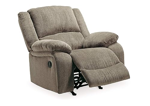 Image of Torque - Filton 1 Seater Fabric Manual Recliner | Recliner Sofa /Chair for Living Room, Bedroom, Office (Light Brown) | 1 Year Warranty