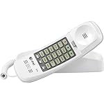 ATT-210WH-Corded-TrimLine-PhoneLighted-Keypad-White