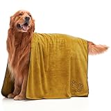 Lucky Paws® Toalla para Perros del Reino Unido – Toalla para Perros Extra Grande 140x70cm – Toallas para Perros Súper Absorbentes, de Secado Rápido para Secar Perros – Toalla de