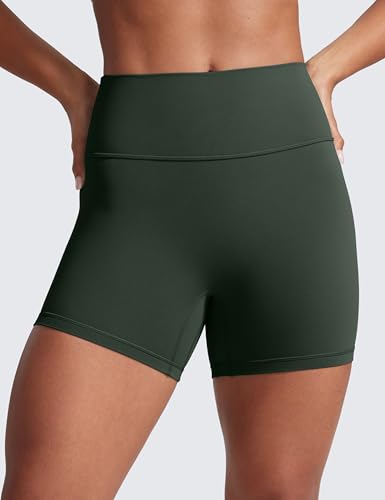 Image of CRZ YOGA Secretsculpt Biker Shorts 4 inch | Booty Scrunch Butt, Butterlift, Buttery Soft, Moderate Compression, Workout, Pilates, No Front Seam, High Waist, for Women