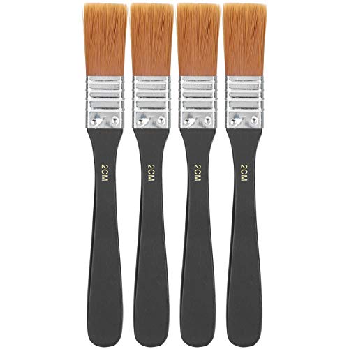 Minglin 4pcs Paint Brush Drawing Brush 0 8in Nylon Hair Paintbrush Gouache Acrylics Oil Painting Pen Art Supplies Drawing Tool