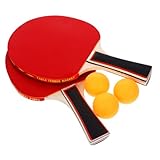Toddmomy Table Tennis Paddle Set with Training Balls Durable Racket for Skill Development Complete Table Tennis Kit for Beginners and Recreational Players