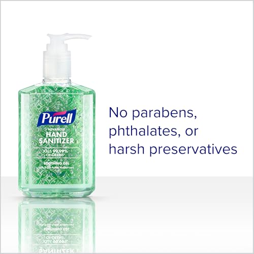 PURELL Advanced Hand Sanitizer Soothing Gel, Fresh Scent, 8 fl oz Pump Bottle (Pack of 4), 9674-06-ECDECO - Image 5