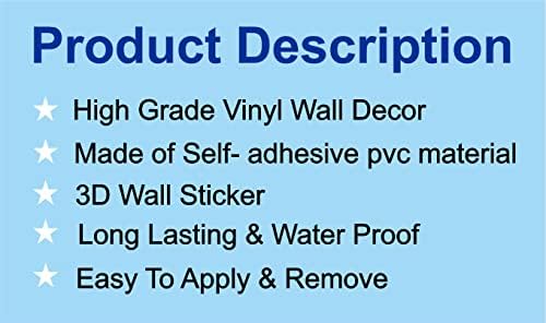 Decals Creation Gautam Buddha Vinyl Reusable Self-Adhesive Sticker | Wall Reusable Self-Adhesive Sticker For Living Room/Bedroom/Office Size - 60 Cm X 90 Cm 3