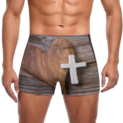 Boxer de bain homme Bois de Cœur anti-irritation séchage rapide