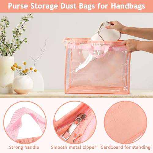 UHBYJM 15 sacos de poeira para bolsas, bolsa protetora de bolsa, organizador de armário suspenso com