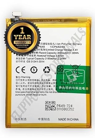 Image of BLP649 Battery for Oppo A83-2018 / CPH1729, CPH1821 A1 / A83T / Battery with 1 Year Warranty**** (I240)