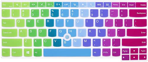 Justec Premium Keyboard Protector Cover Fit for, ThinkPad T14 Gen 2 & E14 Gen 2 & L14 Gen 2 & P14S Gen 2, X1 Yoga 2020 2019 Laptop - Rainbow (B09J2RRLMV) Amazon Price History, Amazon Price Tracker