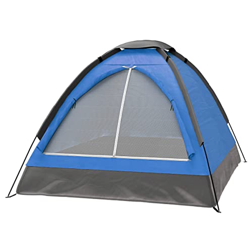 2 Person Camping Tent with Rain Fly and Carrying Bag – Lightweight Outdoor Tent for Backpacking, Hiking, or Beach Use by Wakeman Outdoors