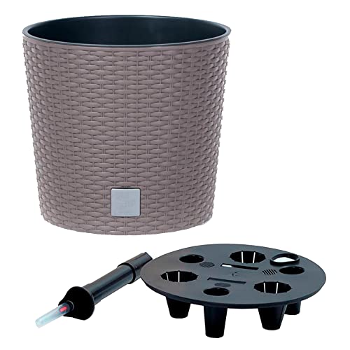 Pot de fleurs rond 15,3 litres idéal pour salon et balcon