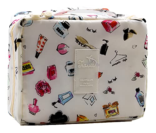 ABTRIX WITH AB Objects 17 Cms Cosmetic Pouch (M_ABT001561_White)