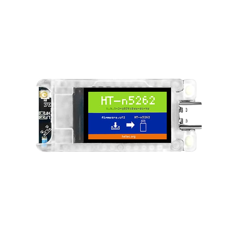 Heltec T114 nRF52840 SX1262 LoRa Meshtastic Node Bluetooth 5.0 Long Range Mesh Radio with TFT Display Solar Battery Powered IoT Development Board for Meshtastic Devices and LoRaWAN