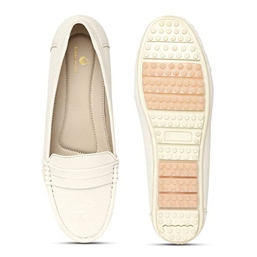 Image of Marc Loire Women Comfortable Slip On Flat Loafer Ballet; Casual and Formal Footwear