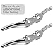 RMIURCO Rope Cleat Marine Grade, Boat Cleat 6 inch Heavy Duty, 316 Stainless Steel Dock Cleats for Boat (4 Pack)