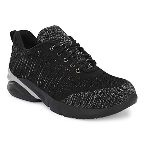 Ozarro Black Light Weight Steel Toe Safety Shoes (S4420)