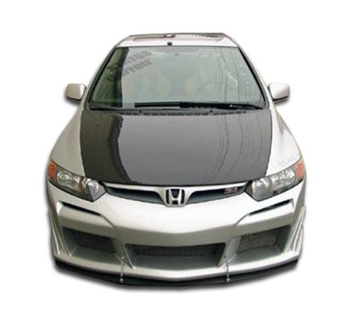 Extreme Dimensions Duraflex Replacement for 2006-2011 Honda Civic 2DR Raven Front Bumper Cover - 1 Piece