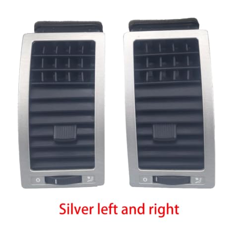Aérateurs de tableau de bord VW Polo 2002-2010 grille ventilation silver 3pcs - 5