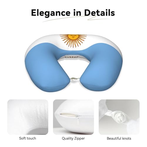 Almohada de poliéster para cuello tamaño único negra miniatura 4