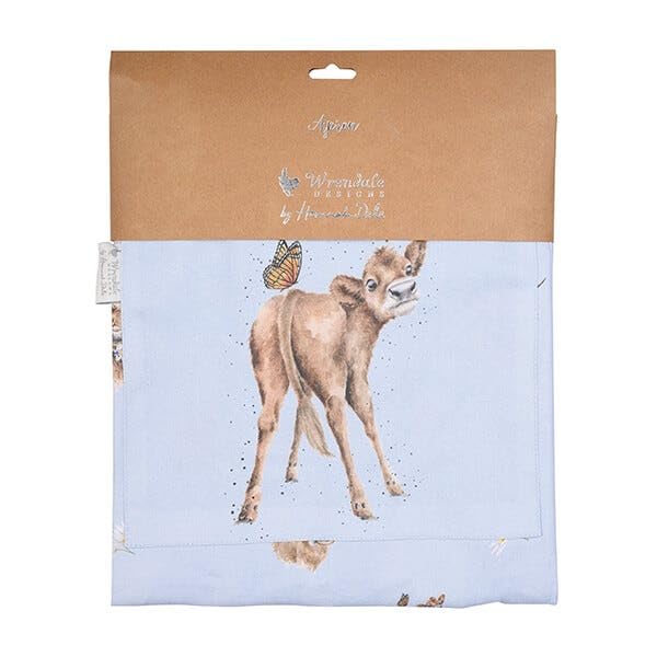 Wrendale Designs Cow Farmyard Friends Apron, White - Image 3