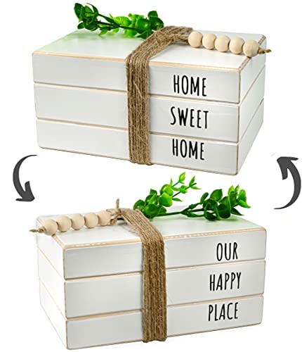2in1 Decorative Books for Home Decor,Stacked Books for Decor ,Coffee ...
