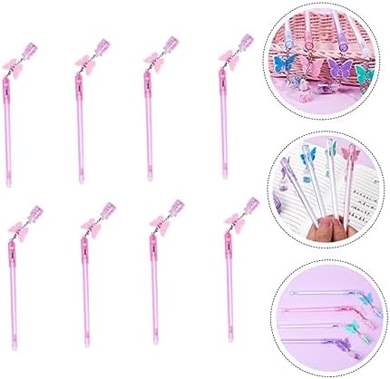 NUOBESTY 8 adet yazı kalemi, öğrenciler ve öğretmenler için, imza tükenmez kalem, yazı gereçleri, memurlar için, ergonomik tasarım, akıcı yazı - Görsel 7