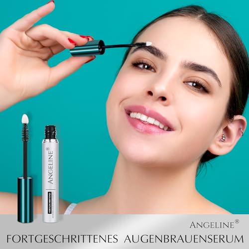 Augenbrauenserum ohne Hormone Eyebrow Serum: 5ML Natürliches, Hormonfreies Augenbrauenserum für Längere, Vollere Wimpern und Augenbrauen, Schnelleres Augenbrauenwachstum Vegan