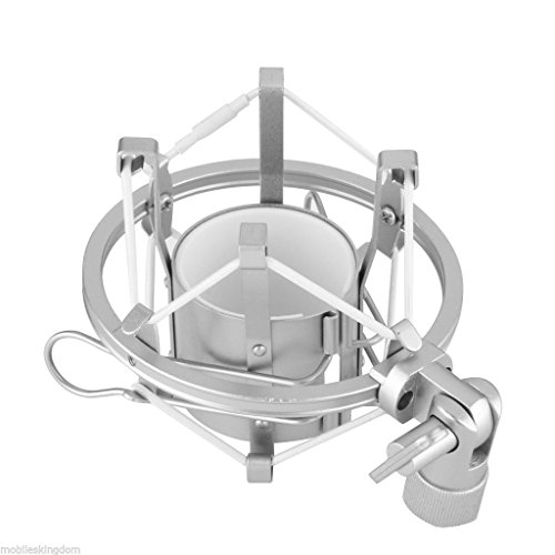 Image of Superlux Adjustable Tripod Stand with Dual Trays Height 2.5 to 4 Feet Foldable Metal Stand for Laptop, Projector, Speaker ( inchShock Absorbing Mic Holder inch)