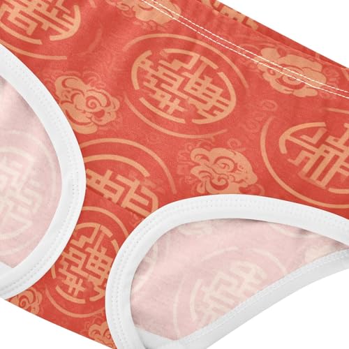 Girls' Training Panties Breathable Underwear for Young Girls Plaid Pattern with Cultural Elements4