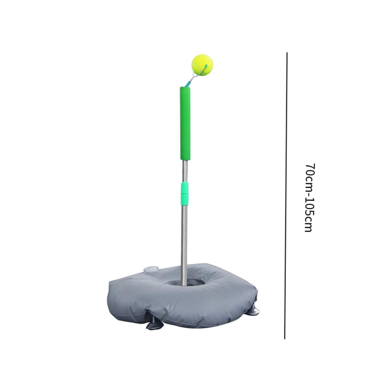 Ayuda Portátil Ajustable de Entrenador de Tenis de Una Sola Ayuda Portátil Ajustable Rebounder