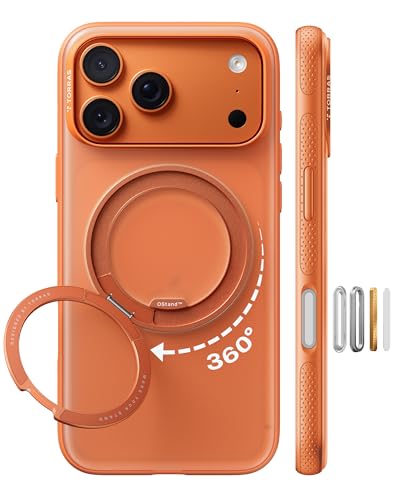 TORRAS iPhone 17 Pro �p�P�[�X �y�J�`�J�`�E���@�\360�x��]�X�^���h�z�����O Ostand O3 Fitness MagSafe�Ή� �ČRMIL�K�i�ϏՌ� �X�^���h �w��h�~ ���ϖh�~ �J�����R���g���[���{�^���t�� �X�g���b�v�z�[�� 