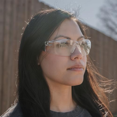 Image of GRITR Shooting Glasses - ANSI Z87.1 Safety Glasses w /Anti-Fog Lenses - Protective Eyewear for Indoor & Outdoor Activities