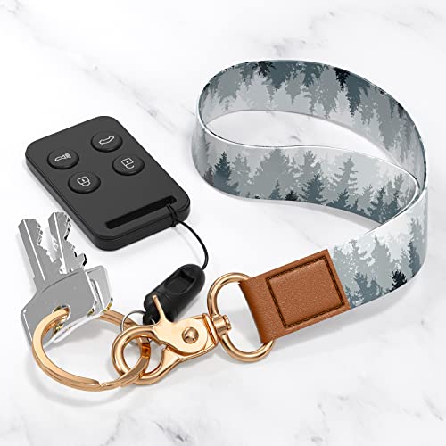 Image of Wrist Lanyard Key Chain, Wristlet Strap Keychain Holder for Women Men Car Keys Wallet Card Phone