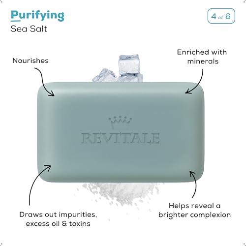 Revitale Natural Soap Bars Set - 6 x 100g for Daily Cleansing - Image 6