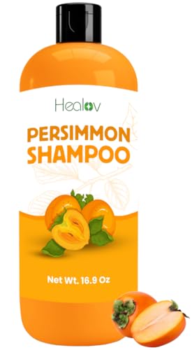 Persimmon Shampoo for Odor Control Purifying Deodorizing Shampoo for Eliminating Odor Scalp & Hair Care for Men Women & Kids Gentle Persimmon Soap Cleanser for Fresh Smelling Hair & Scalp