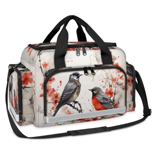 GzLeyigou First Aid Bags Empty, Exceptional Birds Emergency Bag First Aid Kit Multiple Compartment Kit Carrier On Call Trauma Bag For Paramedics Emergency Medical Supplies Kit