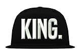 Manufactured in Berlin TRVPPY 5 Panel Snapback Cap Modell King, Weiß-Schwarz, B610