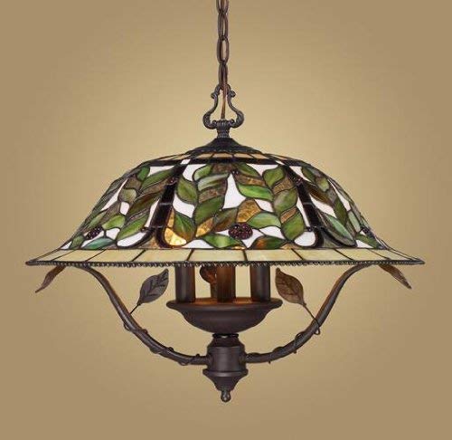 Elk 08016-Tbh Latham 3-Light Chandelier, 19-Inch, Tiffany Bronze With Highlight #TOP1