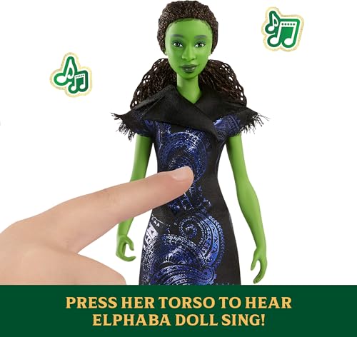 Mattel Universal Pictures’ Wicked: for Good Singing Elphaba Fashion Doll with Removable Outfit, Inspired by The Movie, Sings “for Good” in English - image 3
